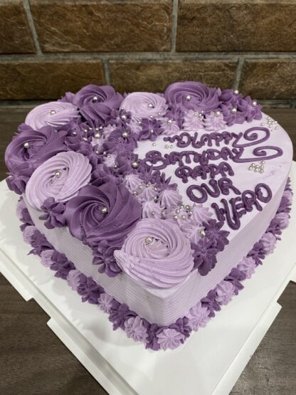 Purple shaded Hearty Cake 1 Kg