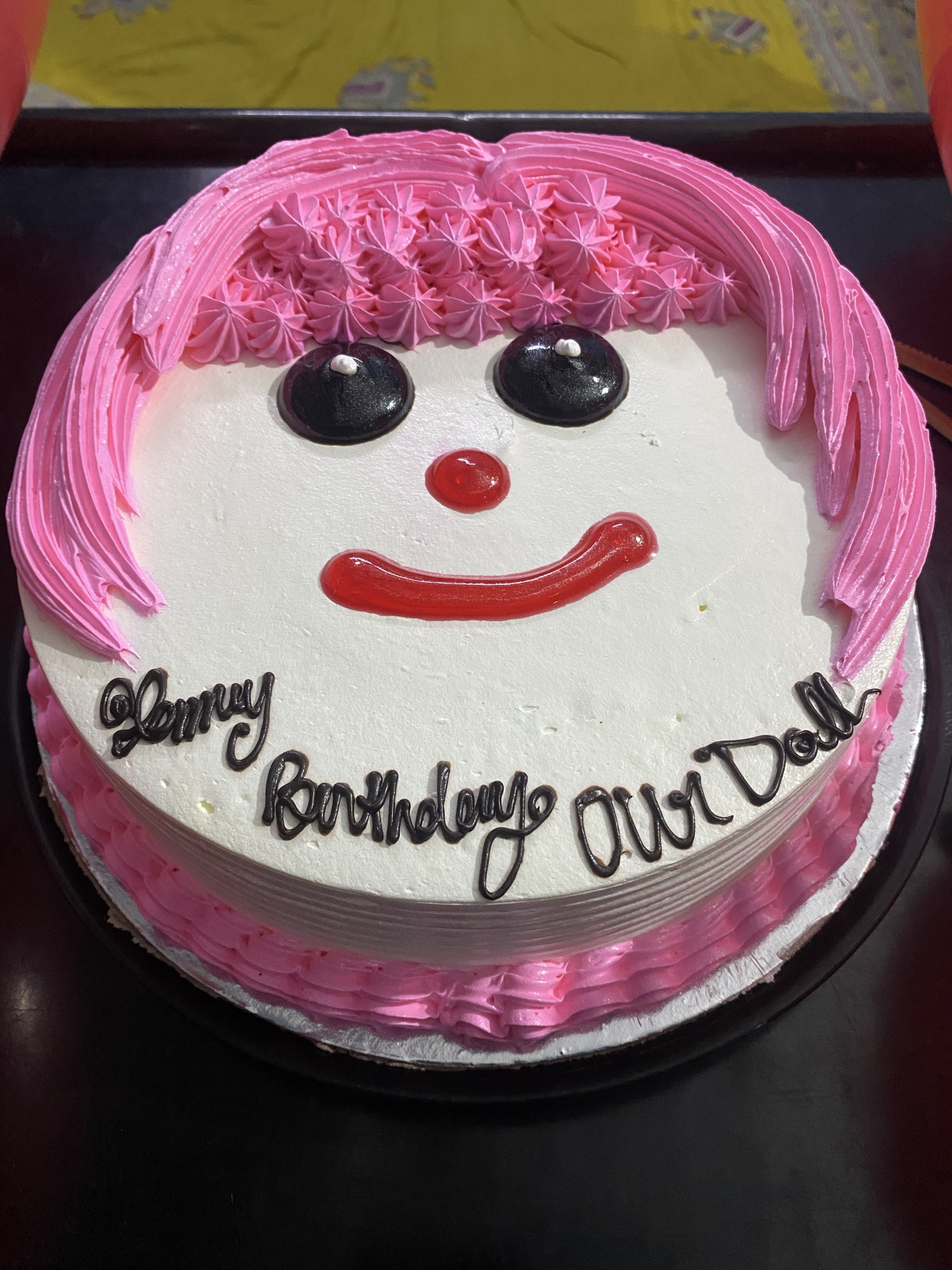 Red Velvet Heart Cream Anniversary Cake Half Kg