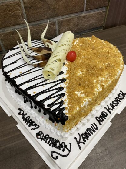 Eggless ButterScotch Cake