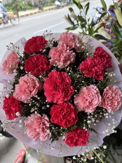 Mix Pink Carnations Bunch