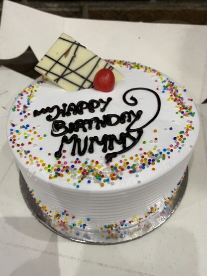 Half Kg Vanilla Cake