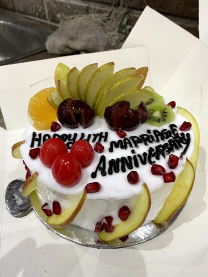 Fresh Fruit Cake Half kg