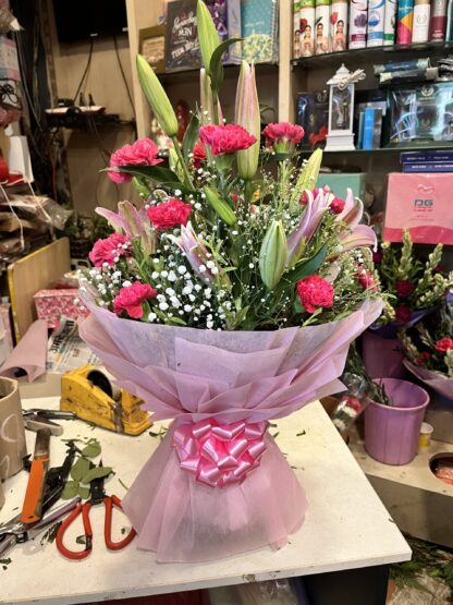 Lillies n Carnations Bouquet