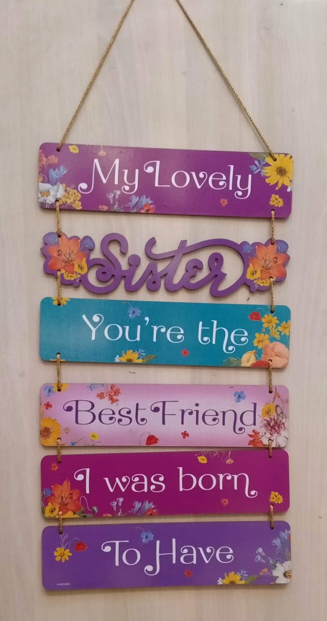 ARCHIES 'Sister Personalised' Quotation Frame Gift for Sister|Behen| Sis :  Amazon.in: Home & Kitchen