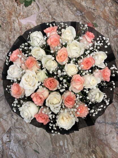 Pink n white Roses - Image 2