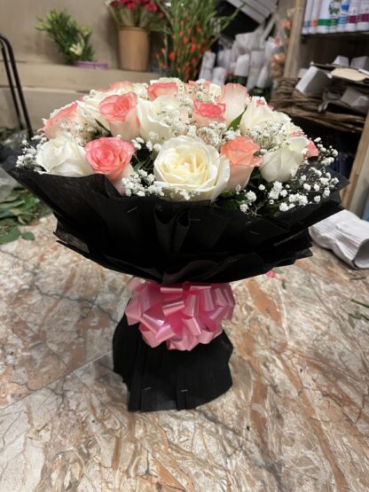 Pink n white Roses
