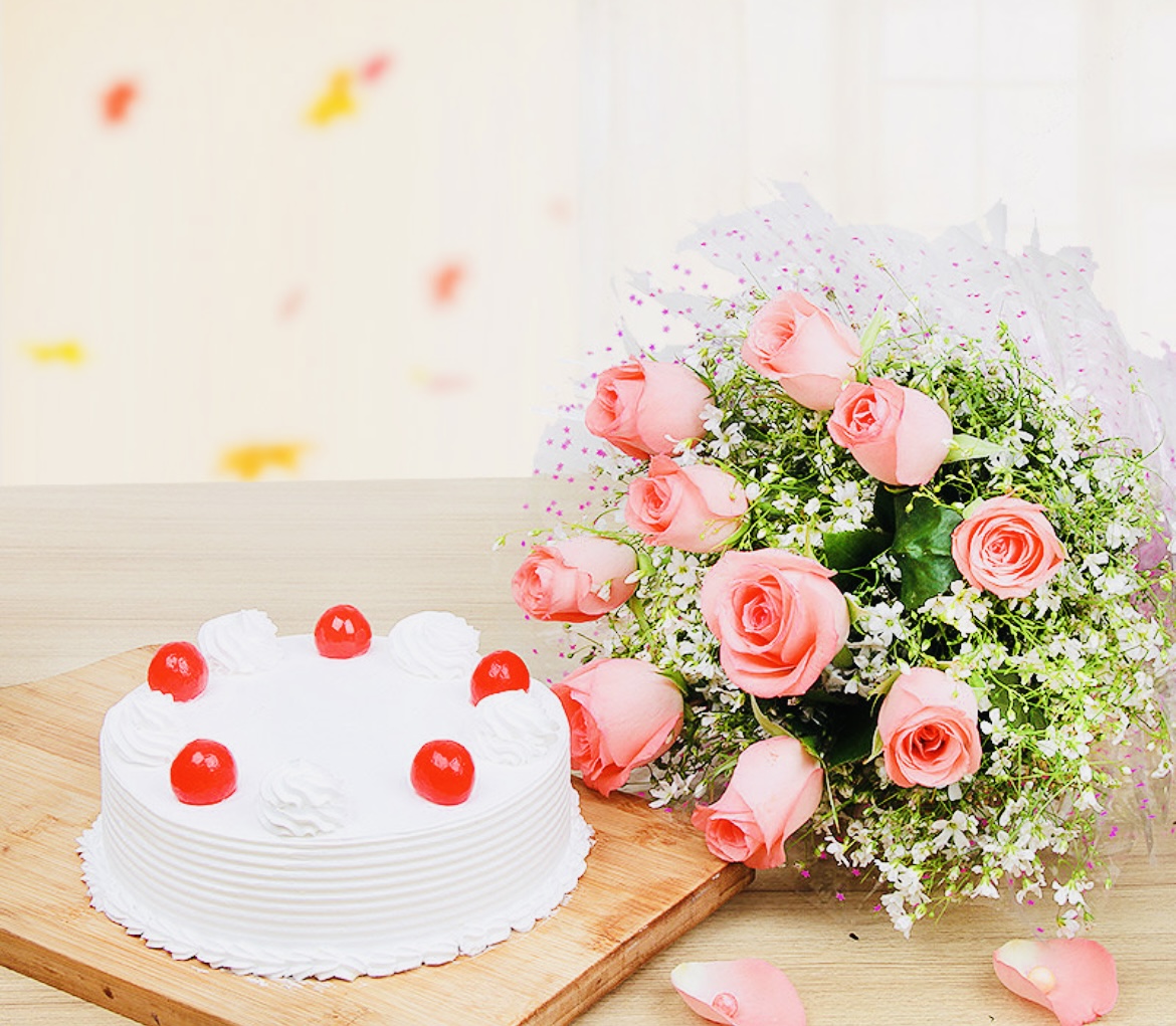 Aggregate 61+ cake n flowers images super hot - awesomeenglish.edu.vn