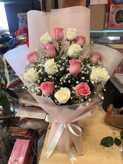 White n Pink Combination