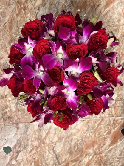 Purple Orchids n Roses Box - Image 2