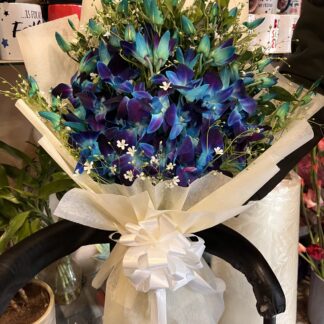Beautiful Blue Orchids Bouquet