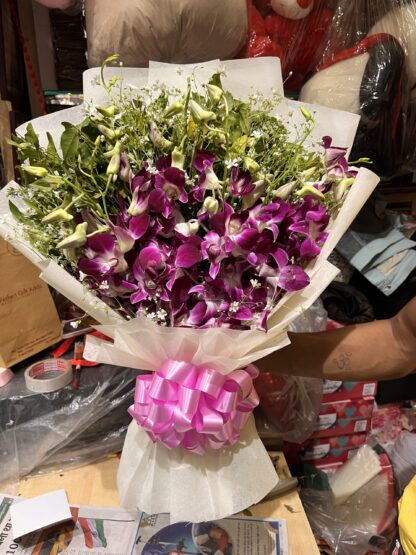 Purple Orchids Bouquet