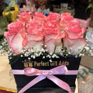 Pink Roses Box