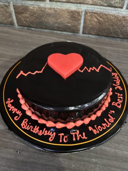 Chocolaty Heartbeats Cake