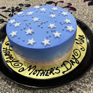 Stars Theme Pineapple Cake-Half Kg