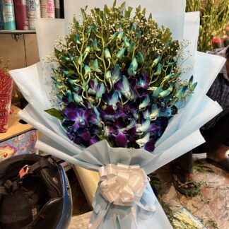 Blue Orchids Bouquet