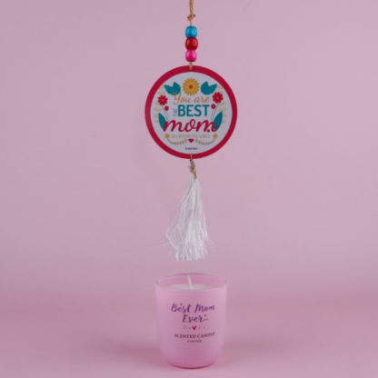 Candle With Car Hanging (Mom)