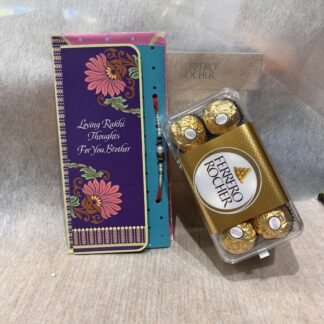 Rakhi With Golden Balls