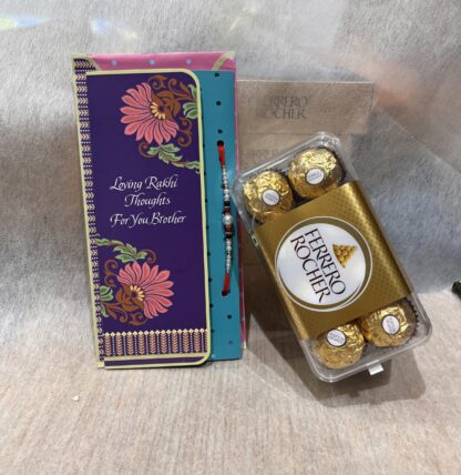 Rakhi With Golden Balls