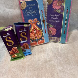 2 Rakhi & 2 Silk