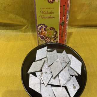 Rakhi With Kaju Katli