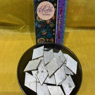 Rakhi With Kaju Katli