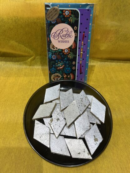 Rakhi With Kaju Katli