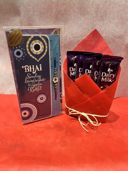 1 Rakhi & Dairy Milk Chocolates