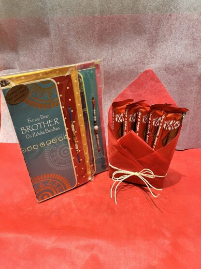 2 Rakhi N Kitkat Chocolates