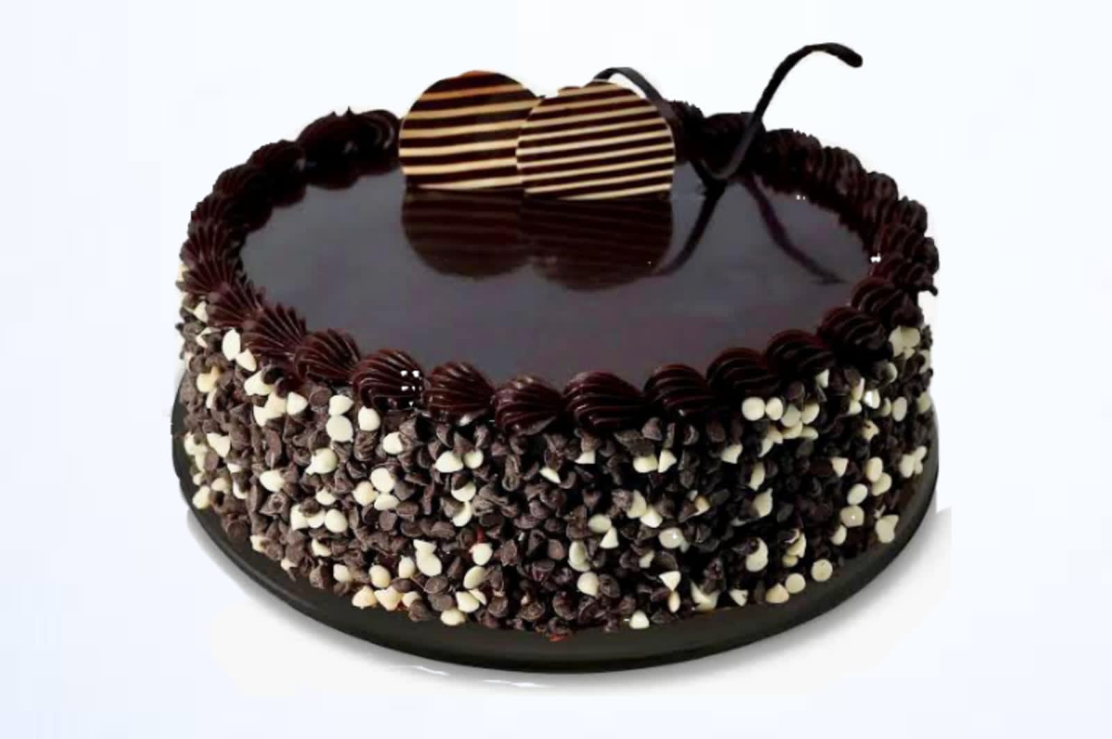 EGGLESS Choco Chips Cake - Cake Connection| Online Cake | Fruits | Flowers  and gifts delivery