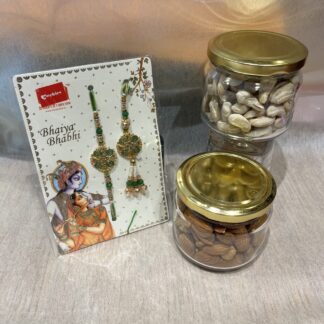 Lumba Rakhi N Dry fruits Jar