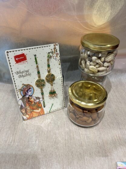 Lumba Rakhi N Dry fruits Jar