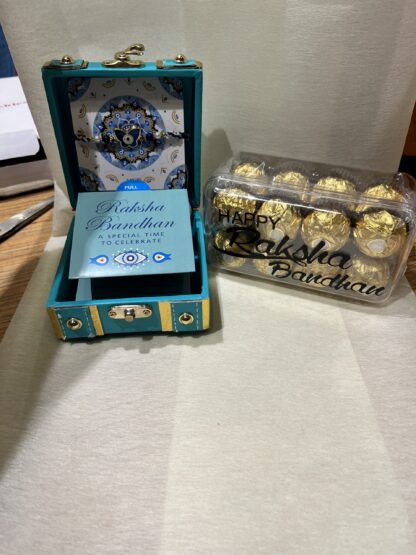 Evil Eye Rakhi Gift Box N Customise Ferrero Box