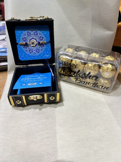 Evil Eye Rakhi Gift Box N Customise Ferrero Box