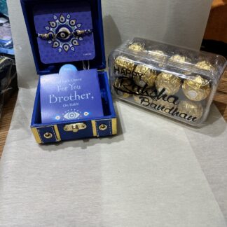 Evil Eye Rakhi Gift Box N Customise Ferrero Box