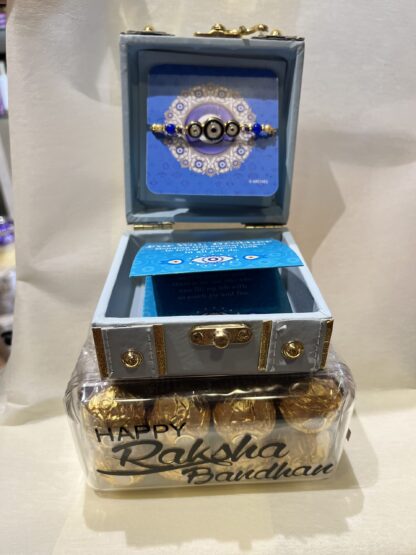 Evil Eye Rakhi Gift Box N Customise Ferrero Box