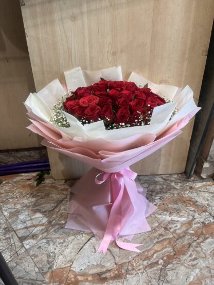 50  Red Roses Premium Bouquet