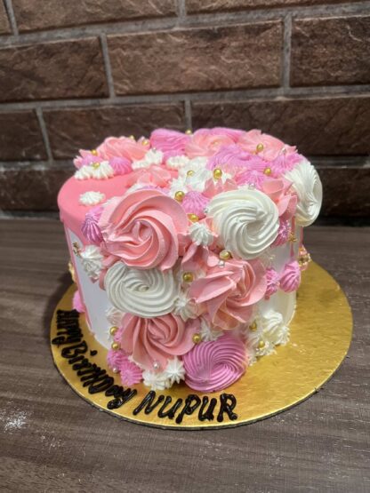 Chocolaty Floral Cake-1 kg - Image 3