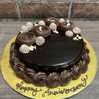 600gms Floral Chocolate Cake