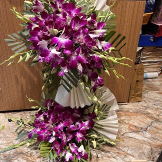 25  Purple Orchids Arrangement