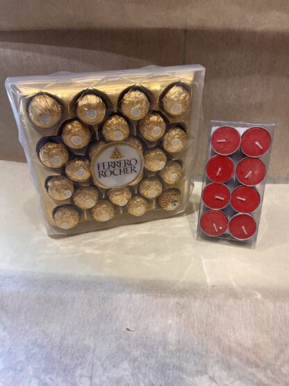 Scented Tea lights Pack n Rochers Box