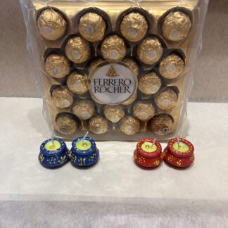 Diwali Joy Matki Diyas & Ferrero Rochers Box