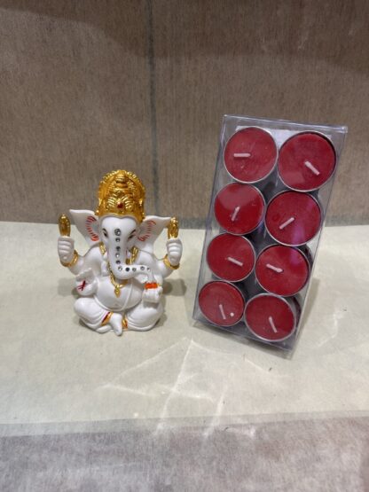 Archies Ganesha Ji Idol n Tea-Lights  pack