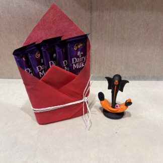 Dairy milk chocolates n Ganesh ji Idol