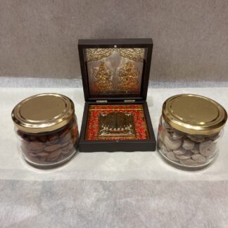Shri Laxmi Ganesh Ji Pooja Box n Dry fruits