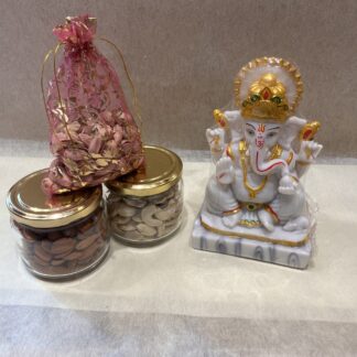 Ganesha Ji Idol n Dry Fruits