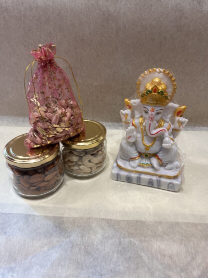 Ganesha Ji Idol n Dry Fruits