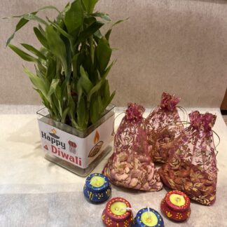 Good-Luck Plant-Mix Dry fruits-Diyas