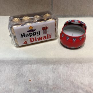 Customise Diwali ferrero box n Scented Candle