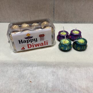 Diwali Ferrero Rocher Box n 4 Wax Diyas