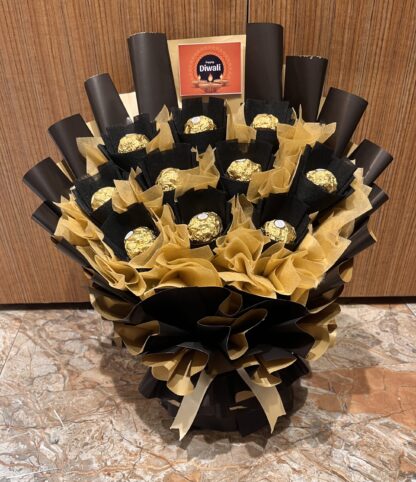 Customised Diwali Ferrero Bouquet